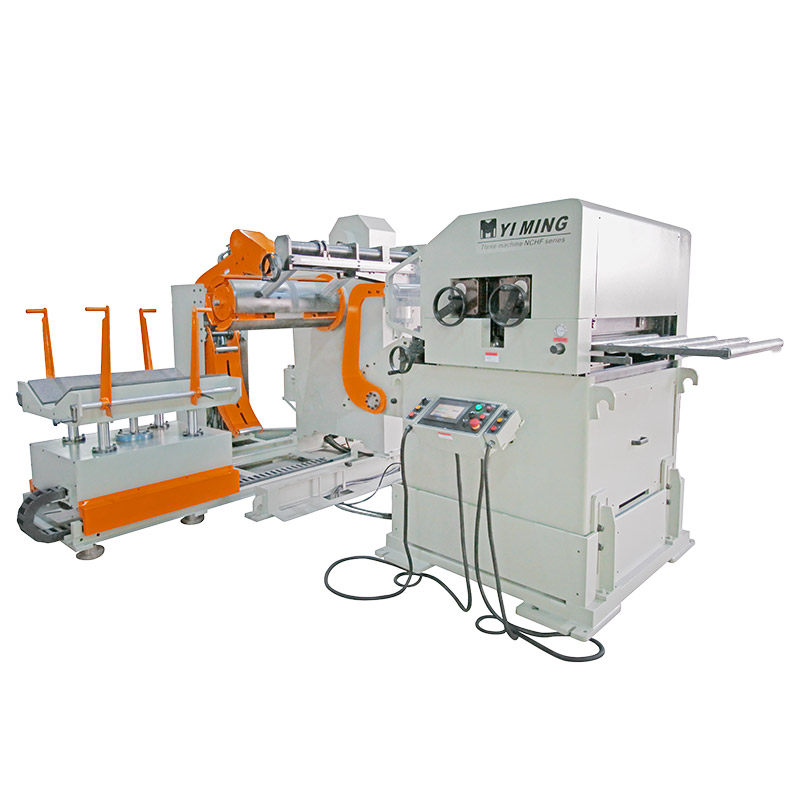 Разматыватель, выпрямитель, устройство подачи 3 в 1, линия штамповки